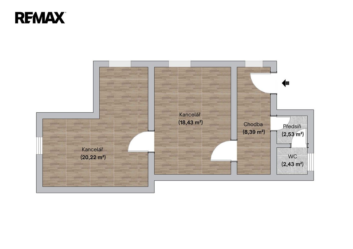 Pronájem kancelář - Ostrava - Moravská Ostrava, okres Ostrava-město, Moravskoslezský kraj, 53 m² - 5
