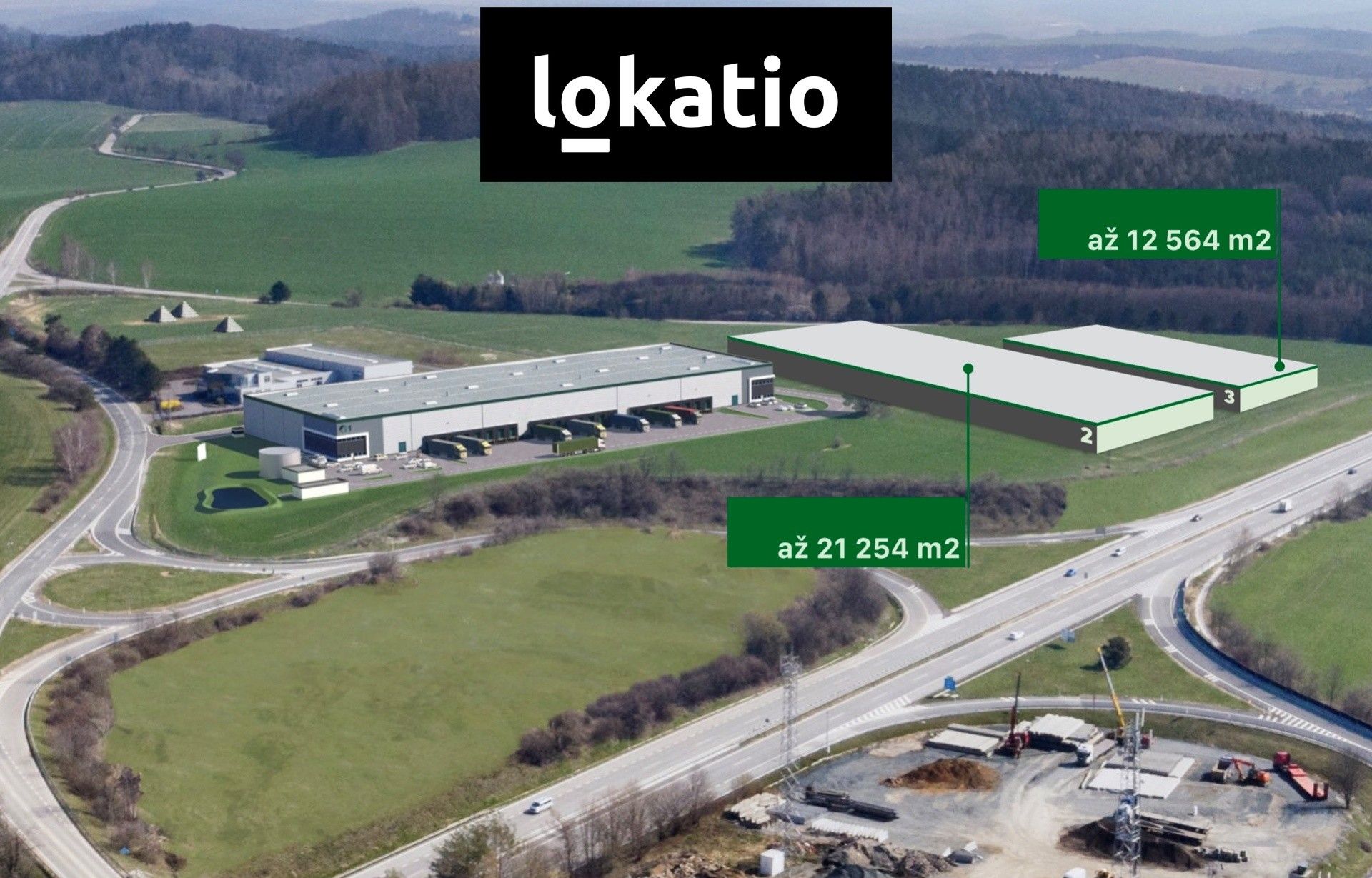Sklady, Ostředek, 5 672 m² - 2
