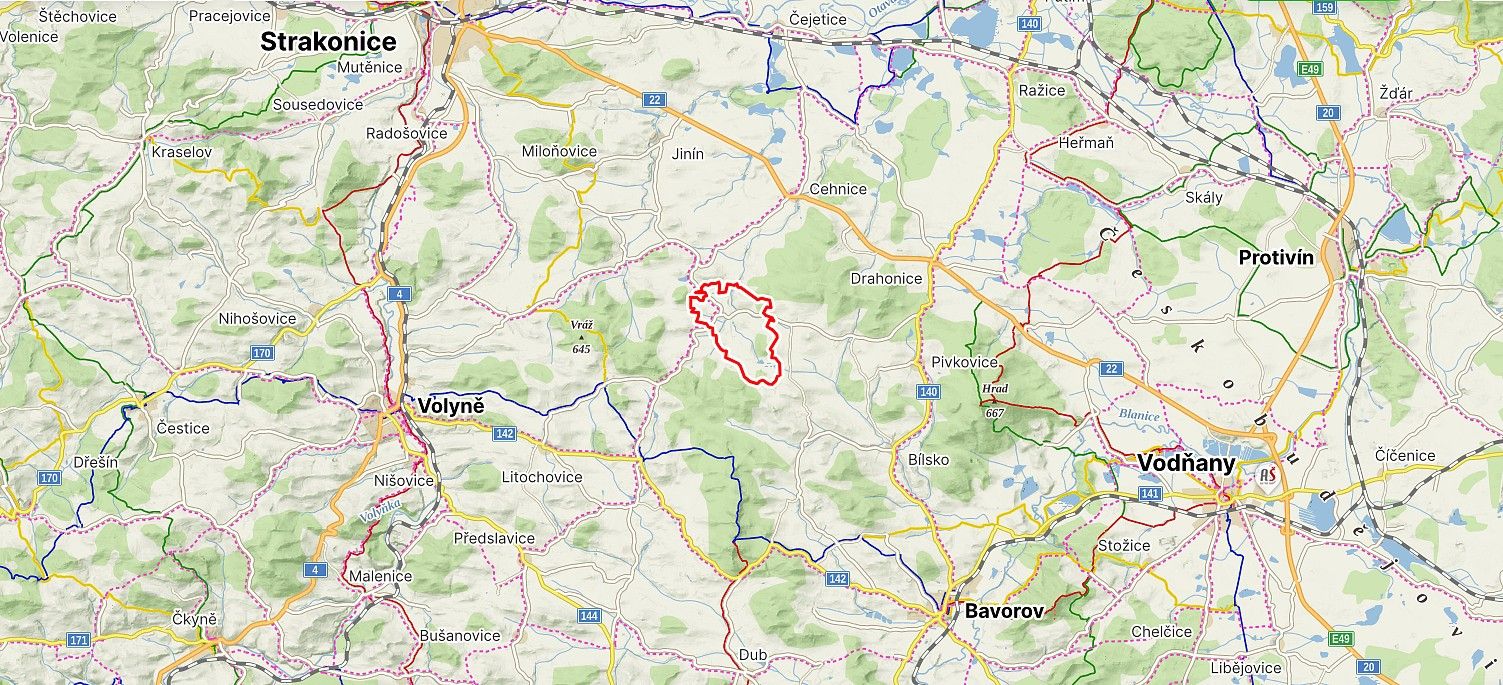 Les, 3 555 m²