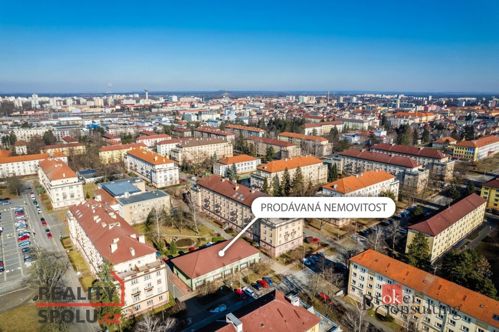 Prodej obchodní prostory - Jilemnického, Pardubice, 780 m²