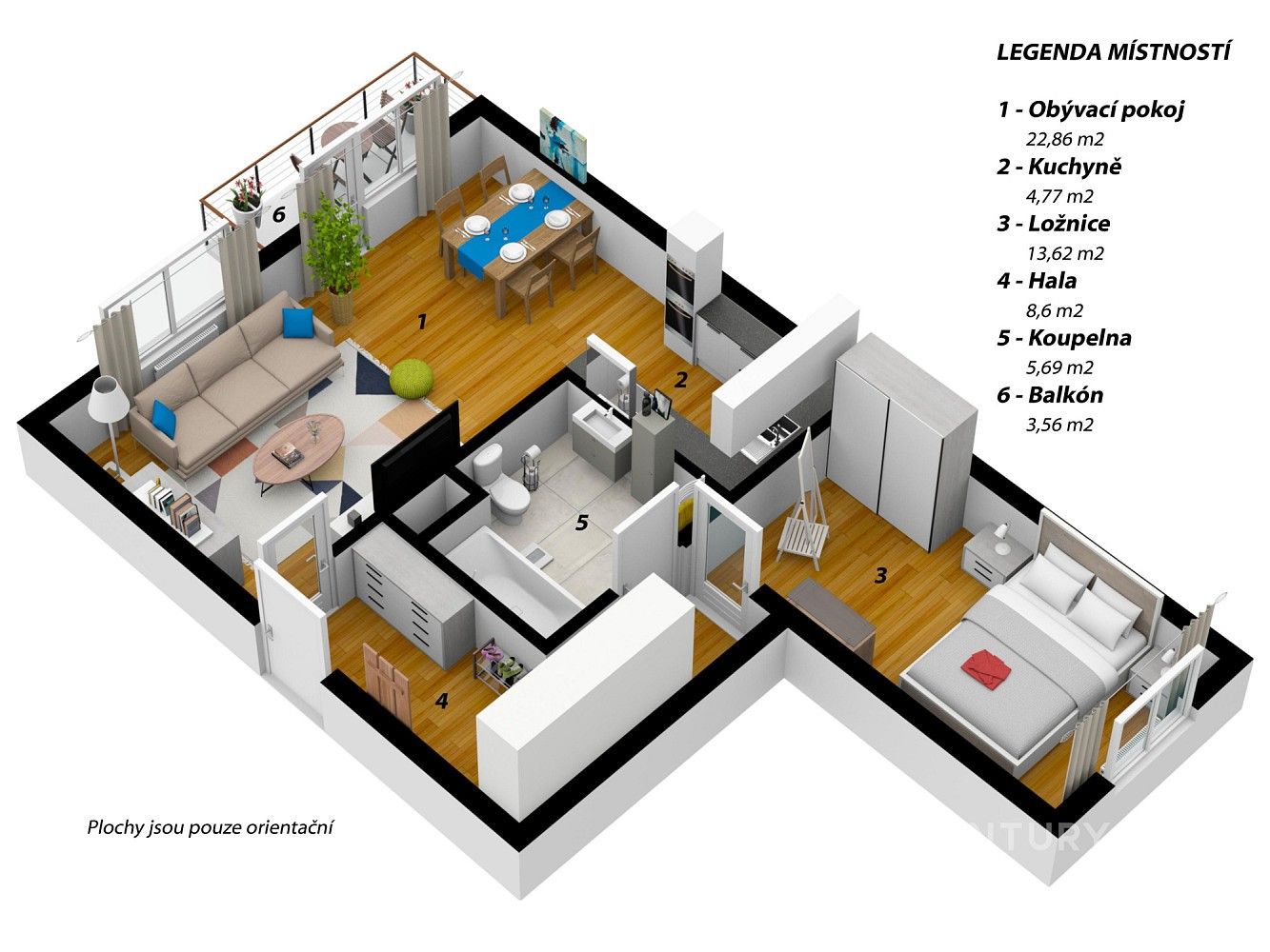 Byt 2+kk · 55 m² · U Hostavického potoka, Praha 9 - Hostavice - 3