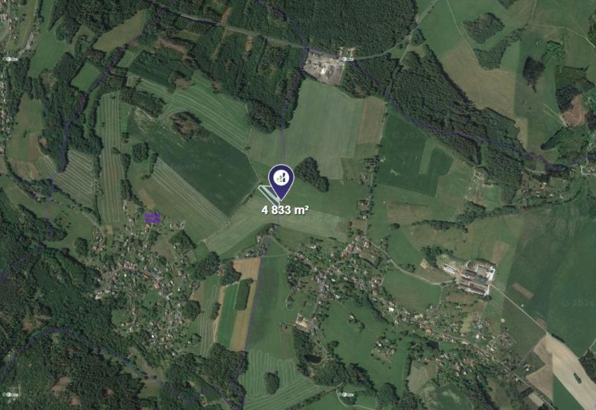 Prodej louka - Radčice, 1 611 m²