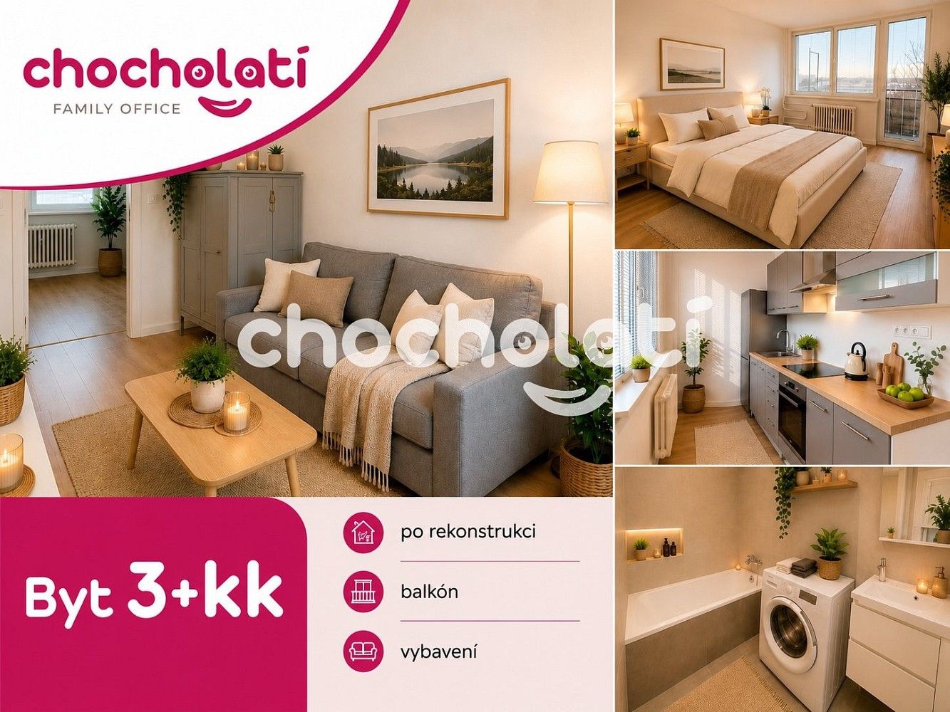 3+kk, Okrajová, Pardubice - Polabiny, 57 m² - 1
