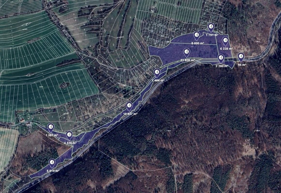 Prodej zemědělský pozemek - Stínava, 7 994 m² - 2