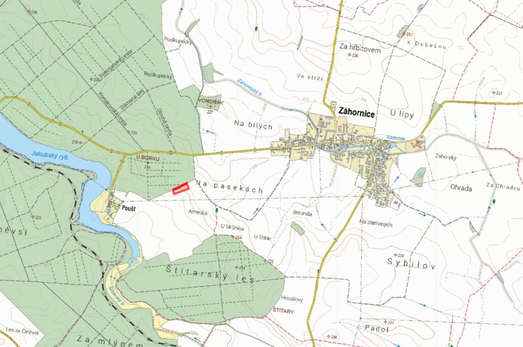 Zemědělské pozemky, Záhornice - 2