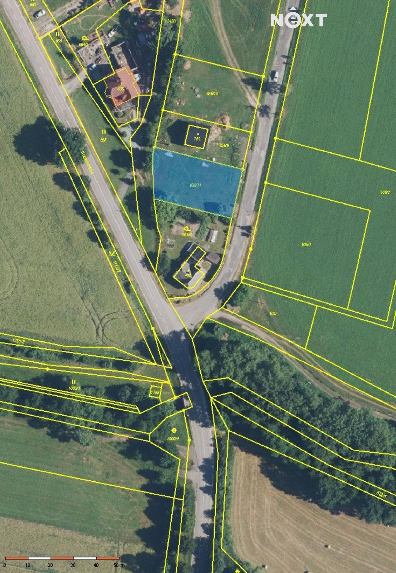 Prodej pozemek pro bydlení - Komenského, Miletín