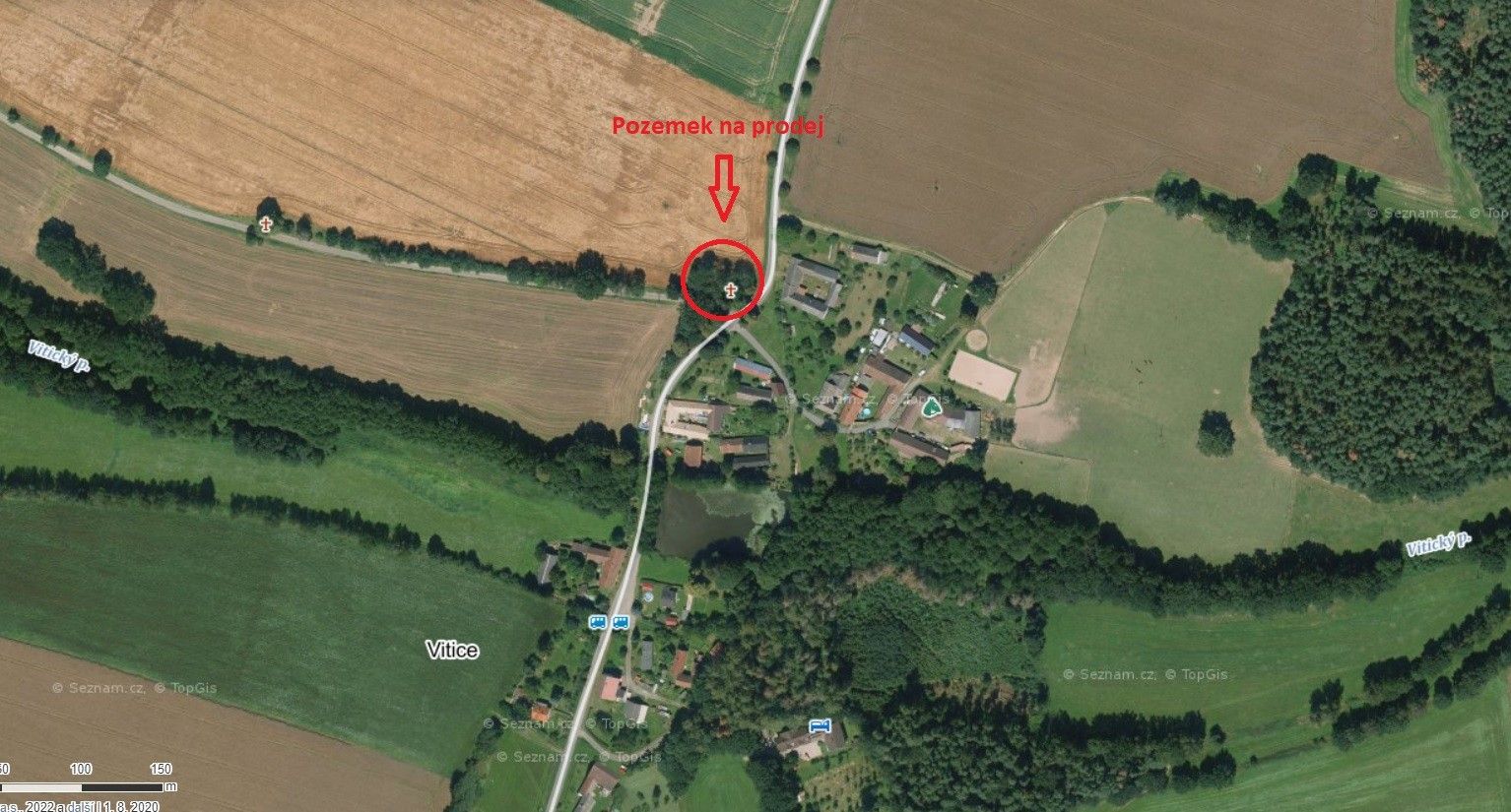 Prodej pozemek pro bydlení - Vitice, 421 m²