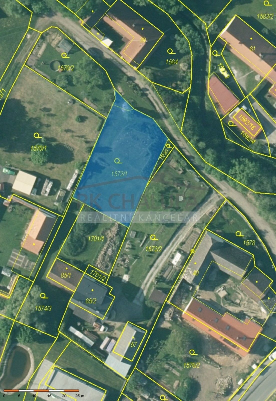 Prodej pozemek pro bydlení - Hůrky, Lišov, 1 531 m²