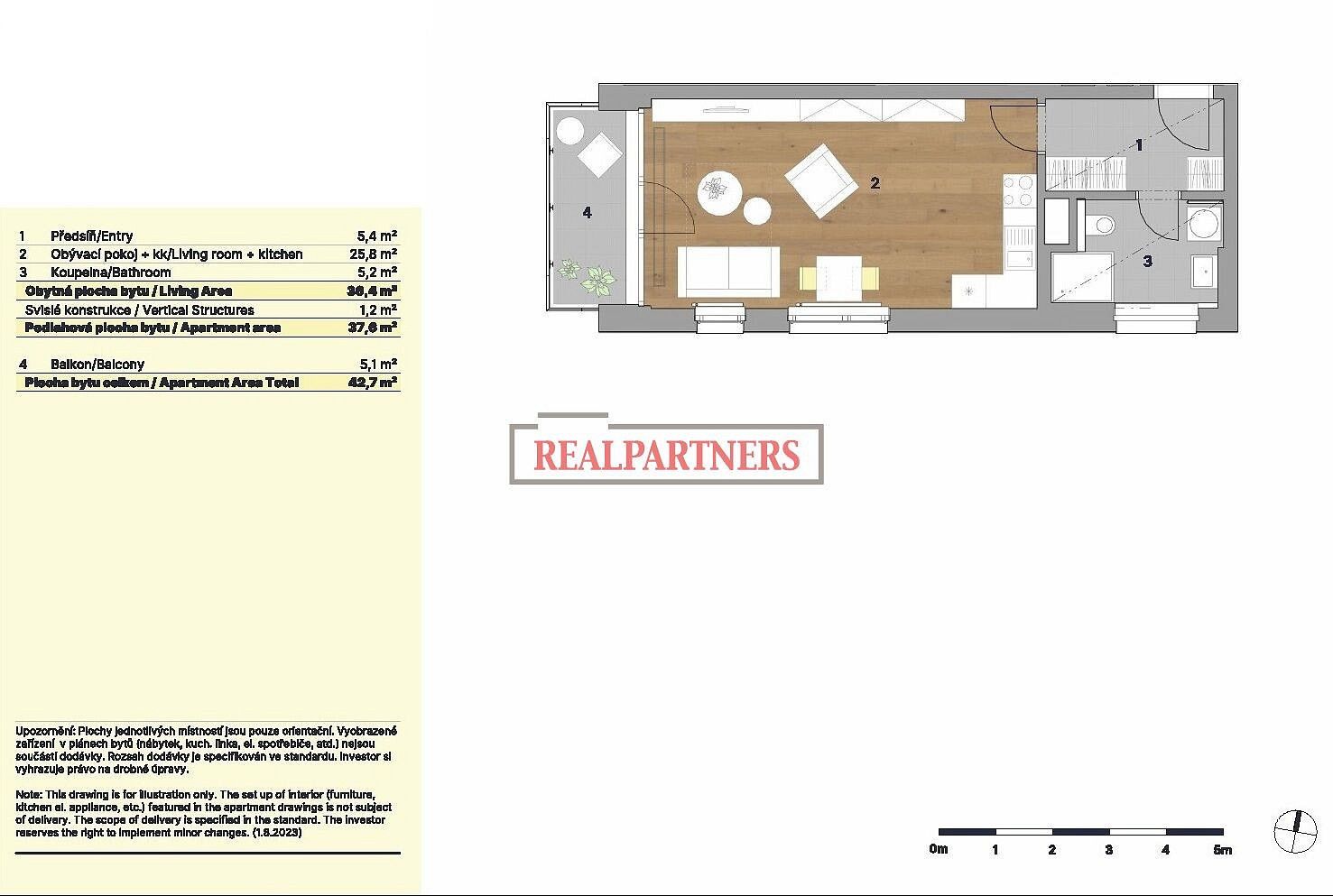 1+kk, Praha - Karlín, okres Praha 8, Hlavní město Praha, 38 m² - 2