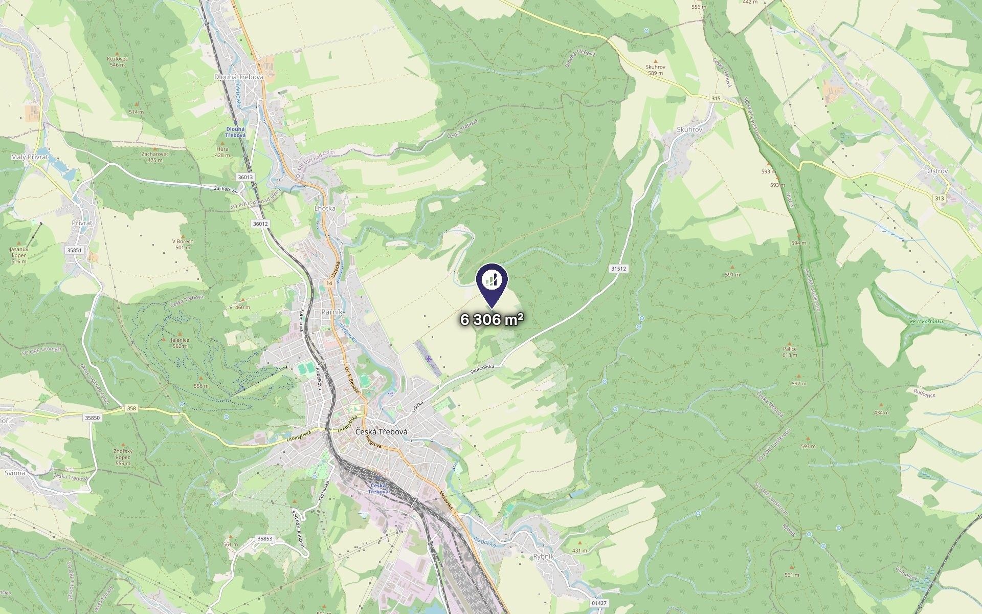 Zemědělský pozemek · 4 204 m² · Česká Třebová - 3