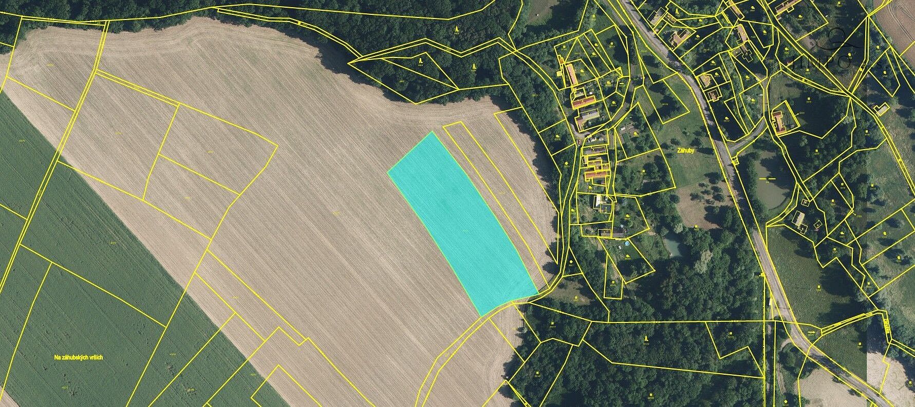 Zemědělské pozemky, Zelenecká Lhota - Záhuby, okres Jičín - 1