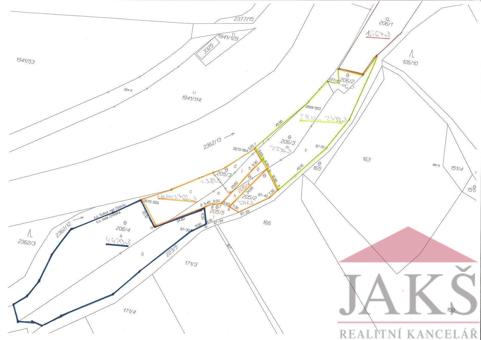 Prodej louka - Sušice, 4 m²