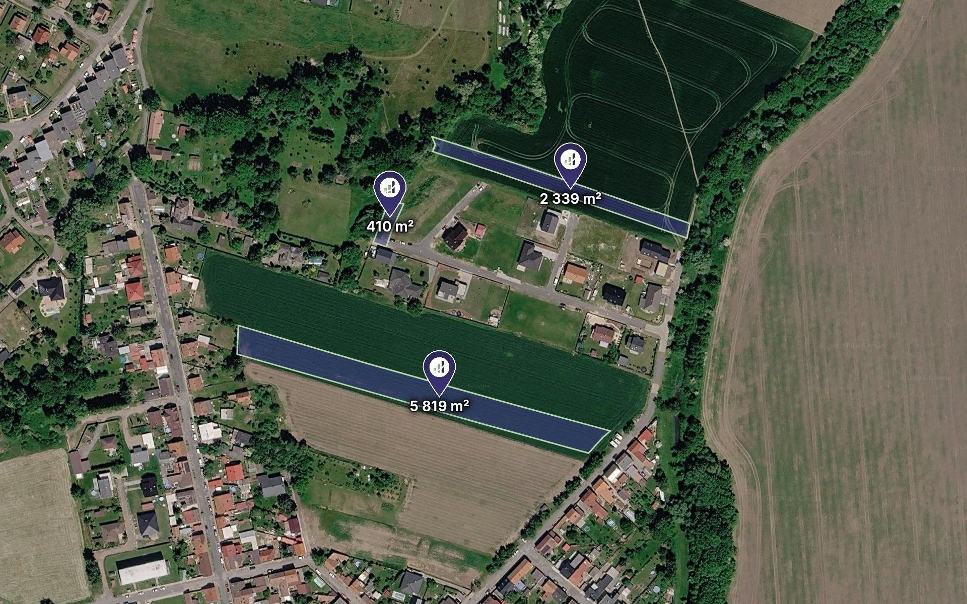 Pozemky pro bydlení, Dobřichov, 1 645 m²