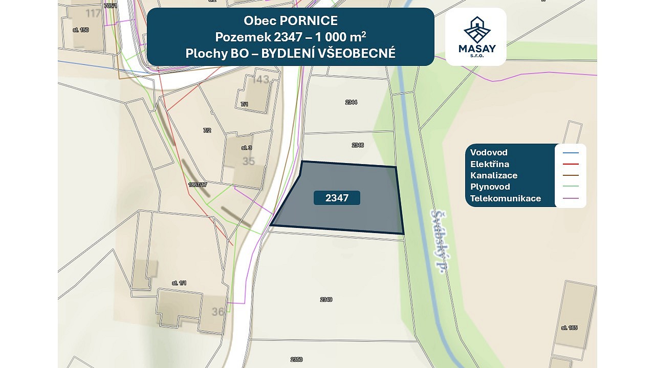 Pozemek pro bydlení · Pačlavice - Pornice, okres Kroměříž - 4