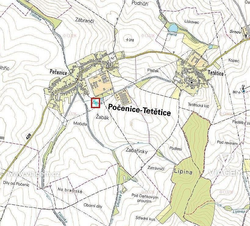 Prodej zemědělský pozemek - Počenice-Tetětice, okres Kroměříž, Zlínský kraj - 5