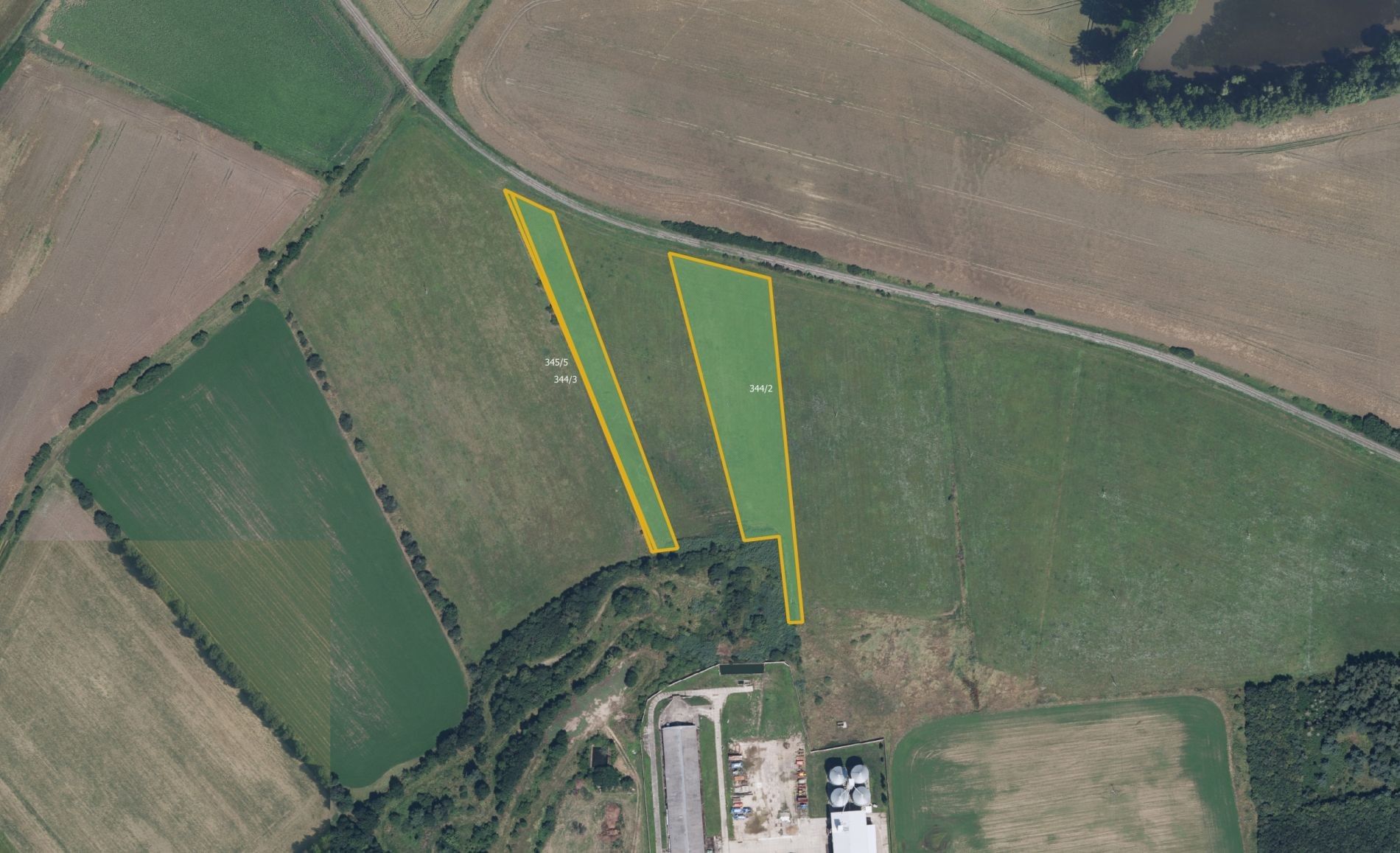 Louka, 6 962 m²