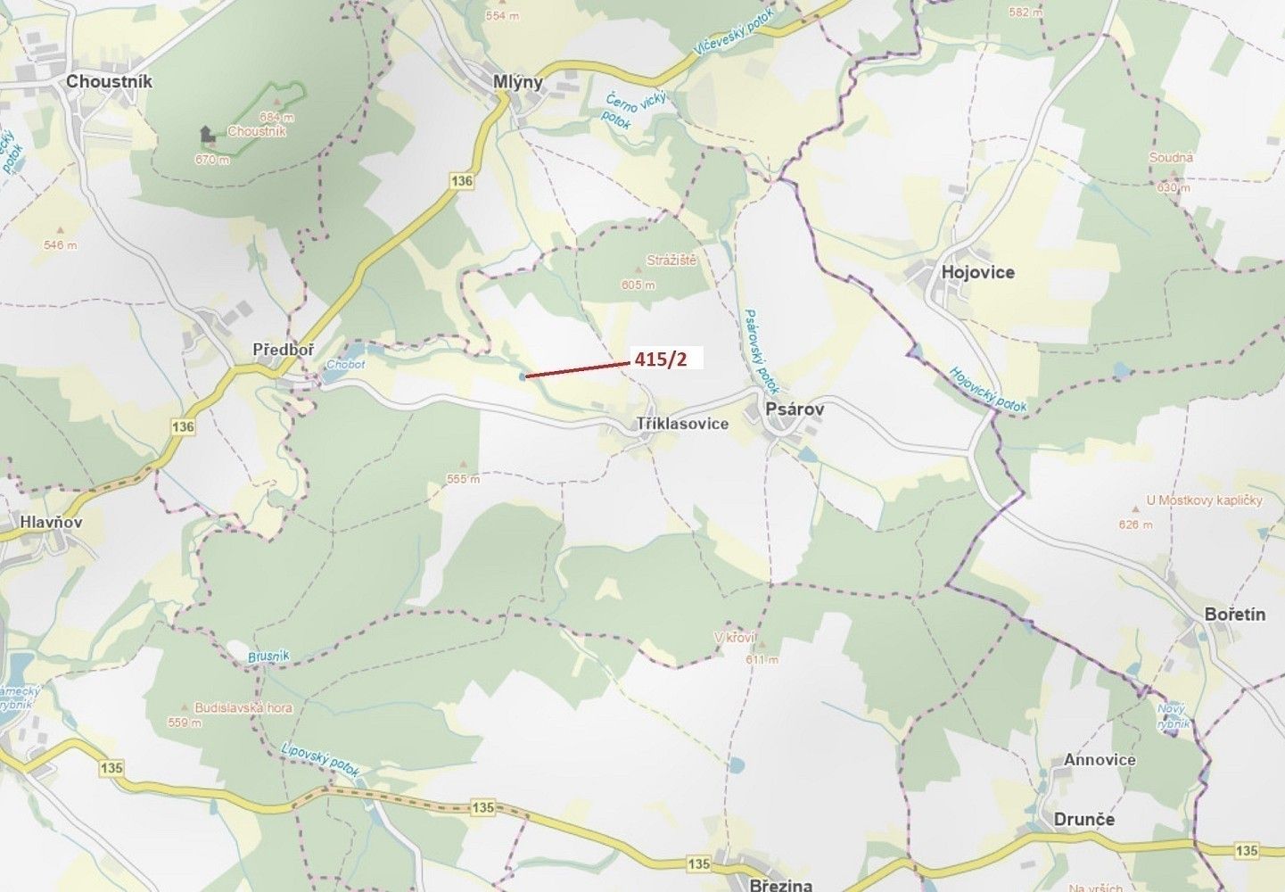 Prodej les - Mlýny, okres Tábor, Jihočeský kraj - 1
