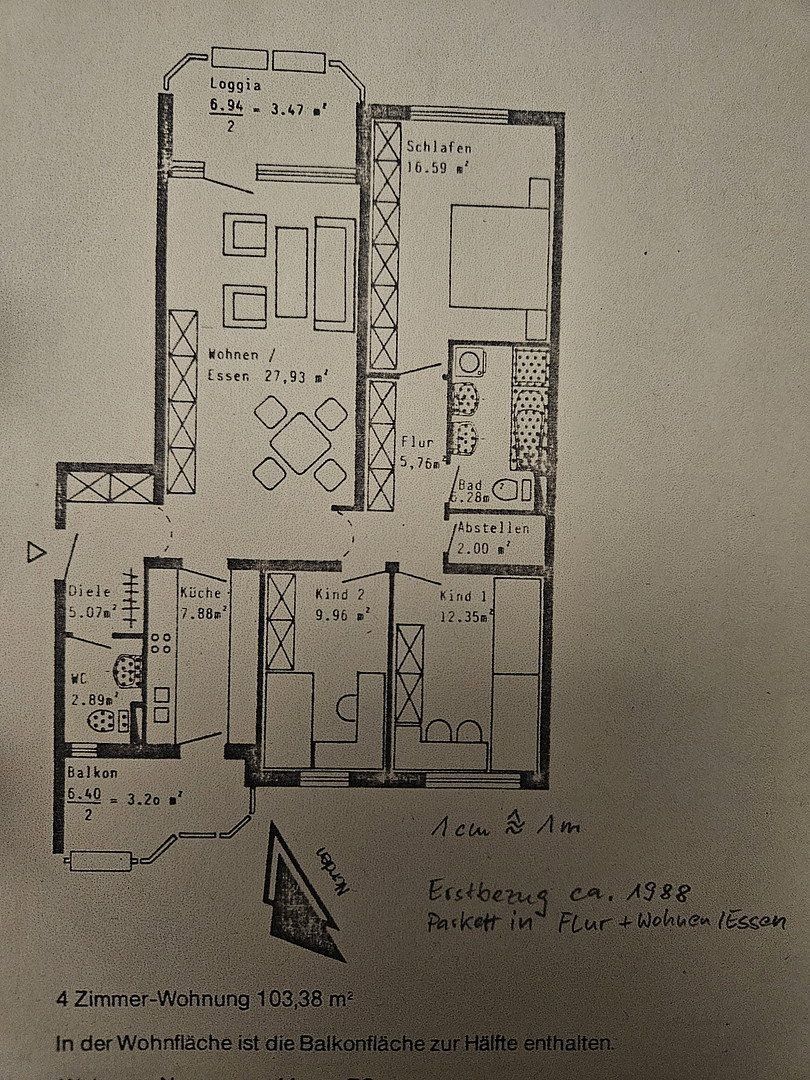 4+1, Karlsruhe Waldstadt Baden-Württemberg 76139, 103 m² - 2
