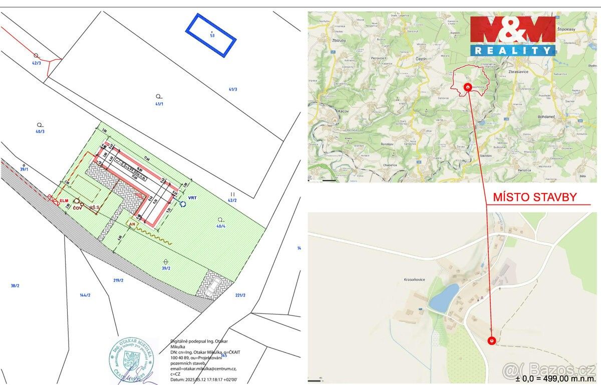 Prodej pozemek pro bydlení - Zruč nad Sázavou, 285 22