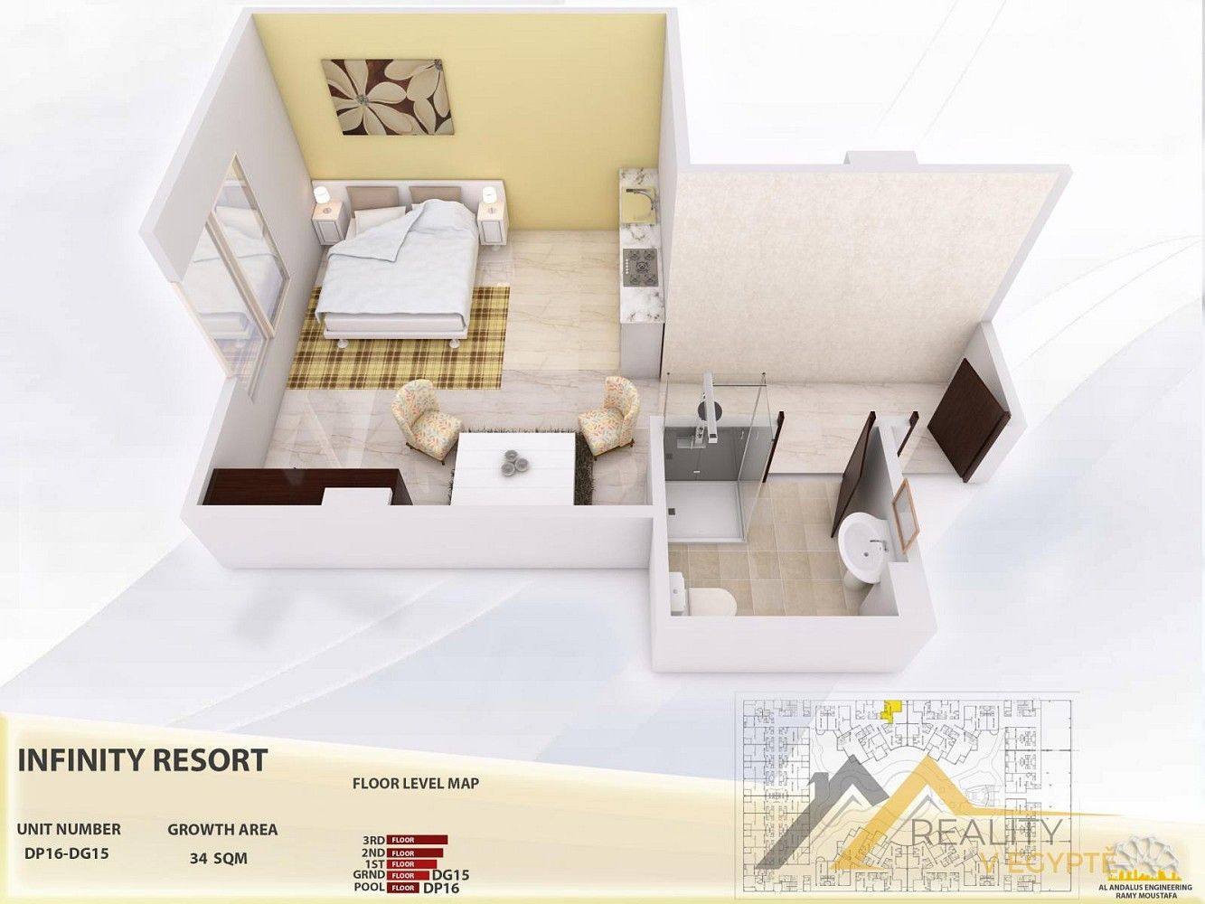 Byt 1+kk · 34 m² · Hurgáda, Hurghada, Al-Bahr al-Ahmar, Egypt, Egypt - 3