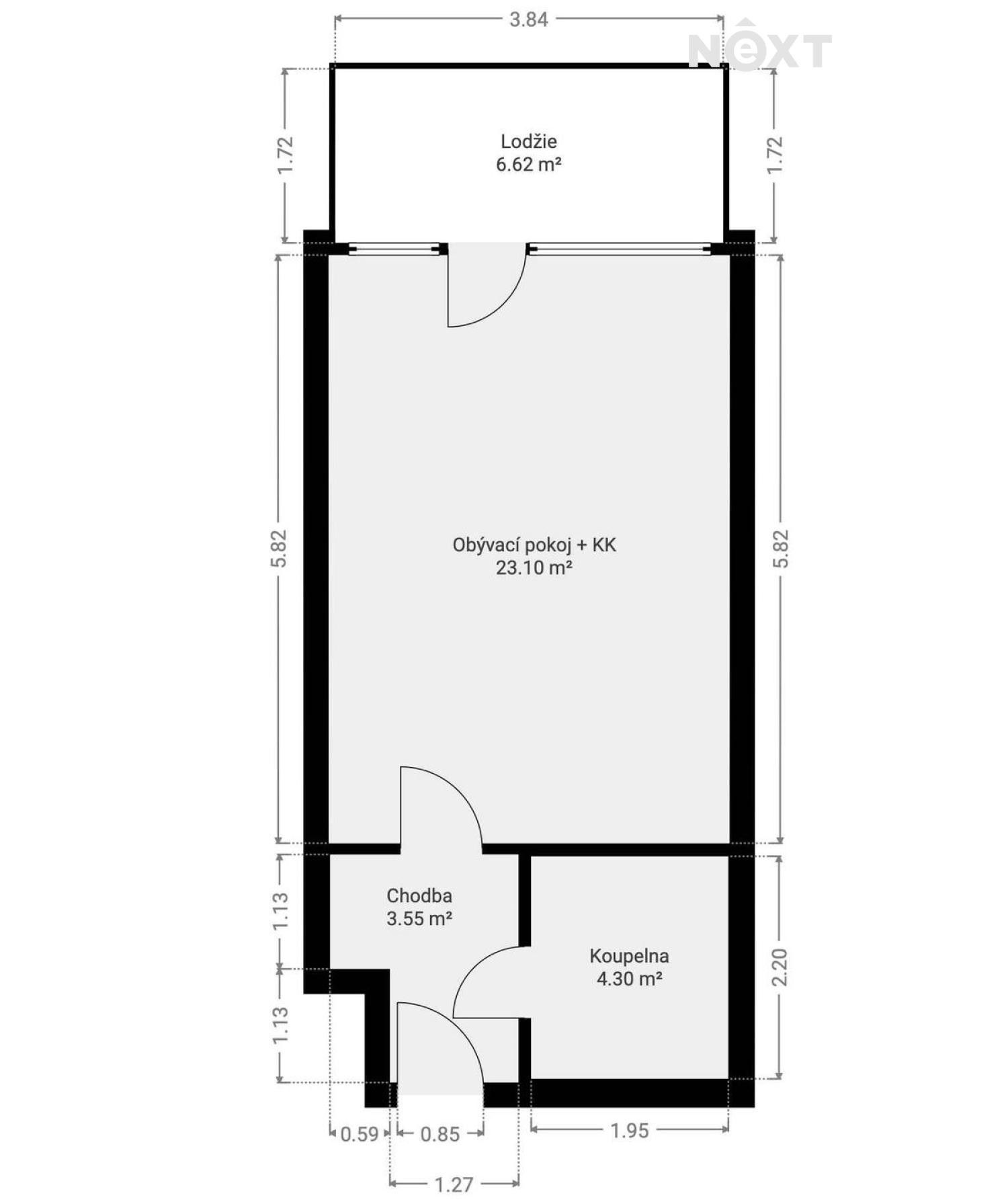 Byt 1+kk · 31 m² · Na Slatince 3279, Praha Záběhlice - 3