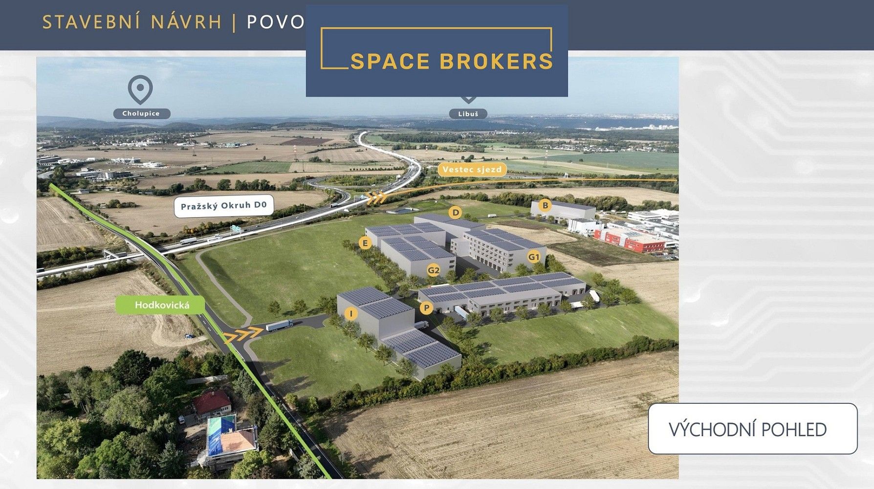 Prodej komerční pozemek - Hodkovická, Vestec, okres Praha-západ - 5
