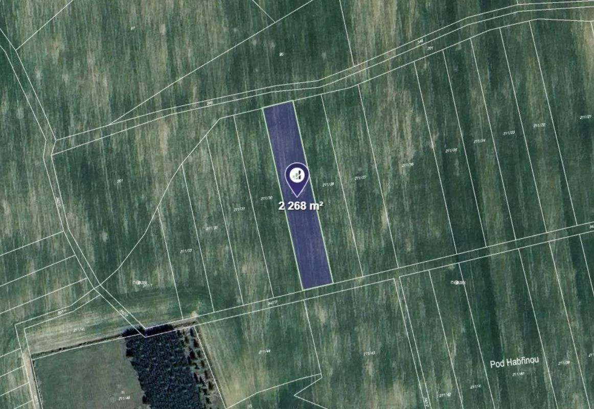 Zemědělský pozemek, 1 134 m²