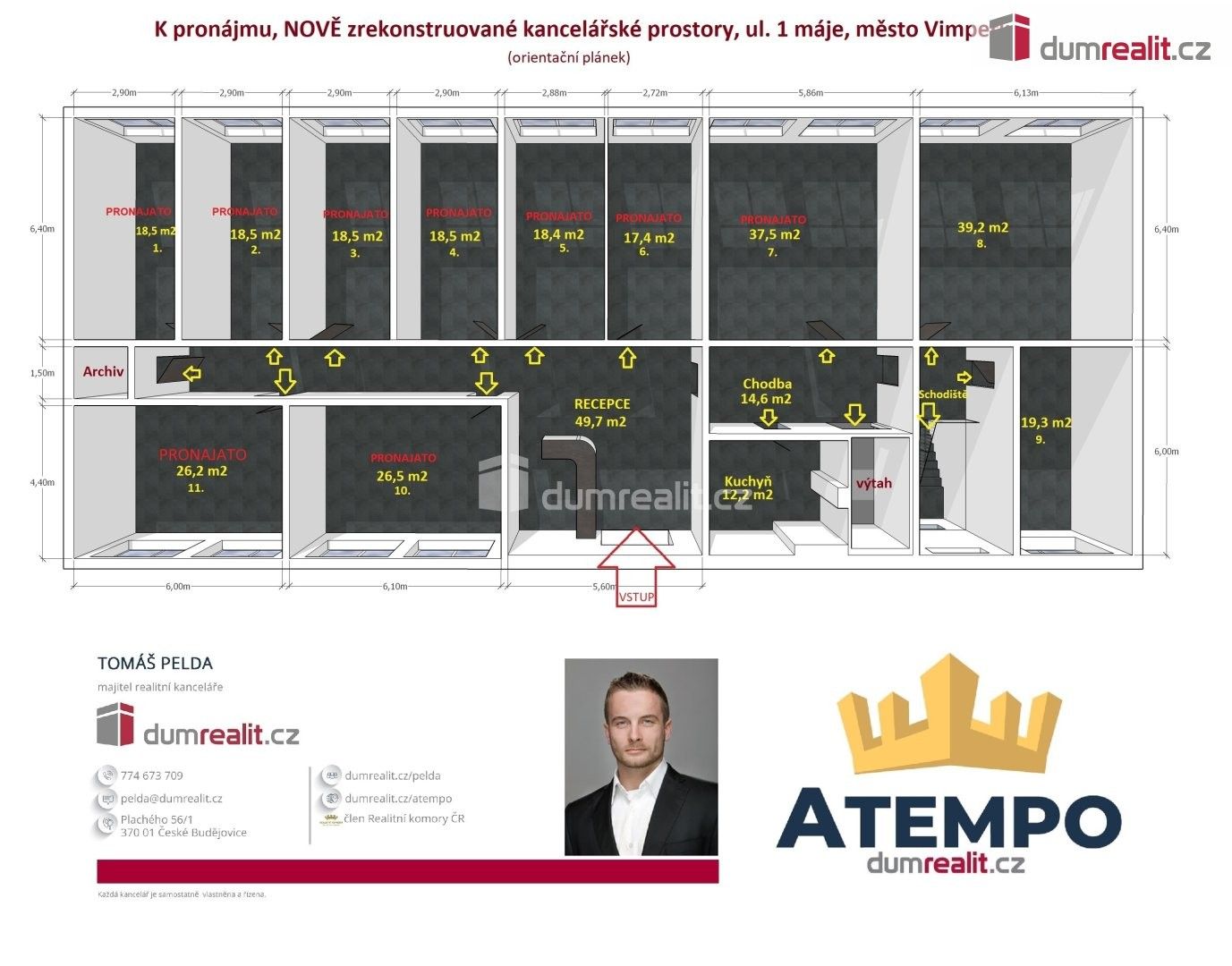 Kancelář · 39 m² · 1. máje, Vimperk - 4