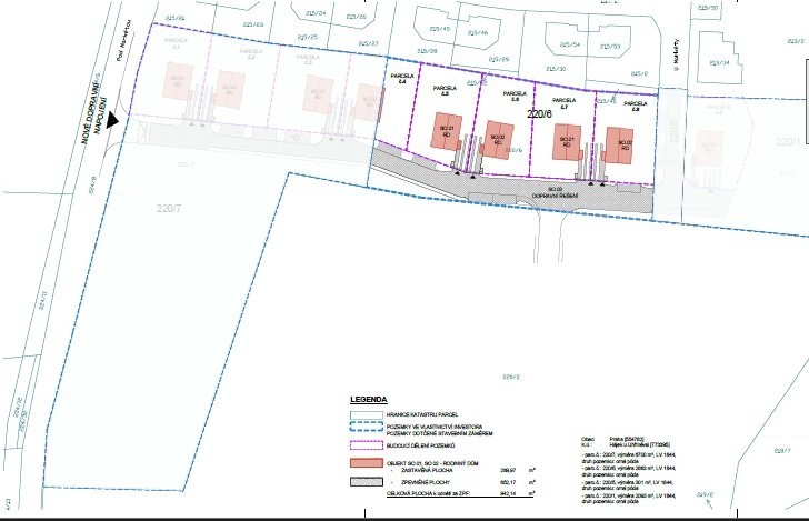 Pozemky pro bydlení, Hájek u Uhříněvsi, Praha, 13 237 m² - 2