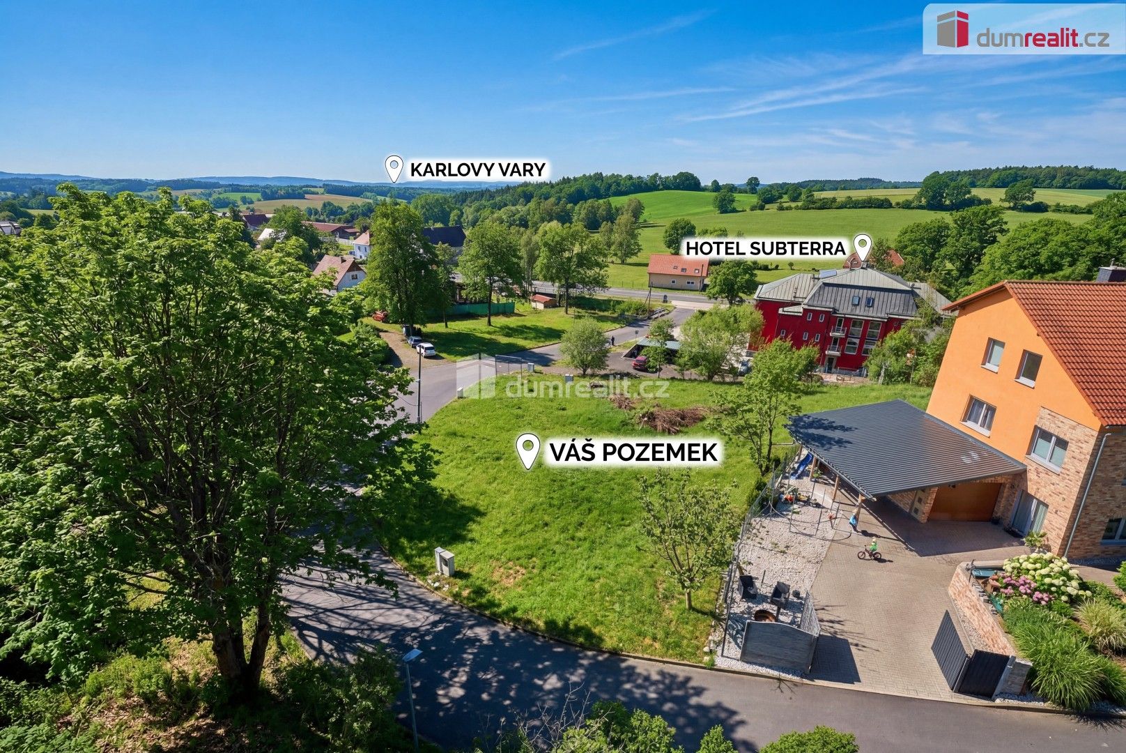 Prodej pozemek pro bydlení - Horní Žďár, Ostrov, 835 m² - 5