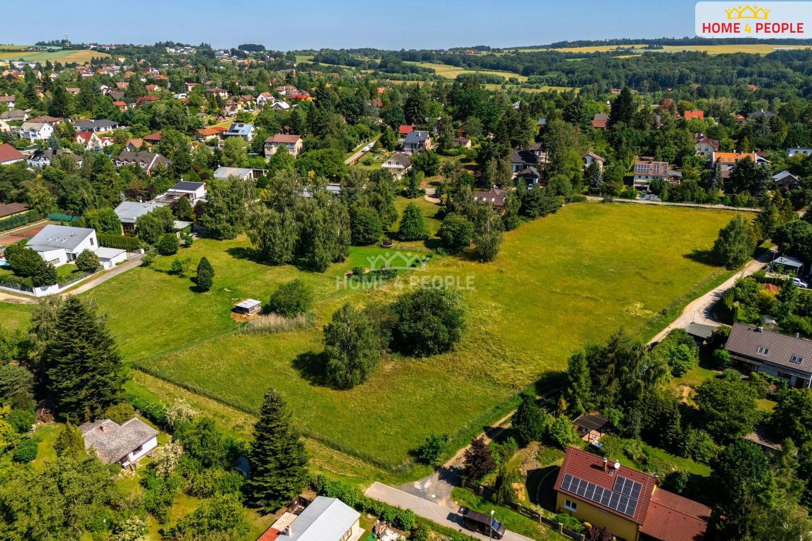 Prodej pozemek pro bydlení - Na Vyhlídce, Kamenice, 2 466 m² - 2