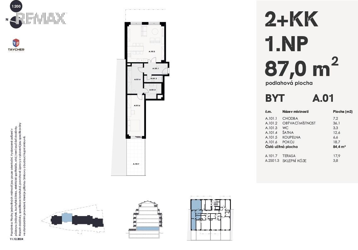 2+kk, Šumavská 1828, Karlovy Vary, 87 m² - 2