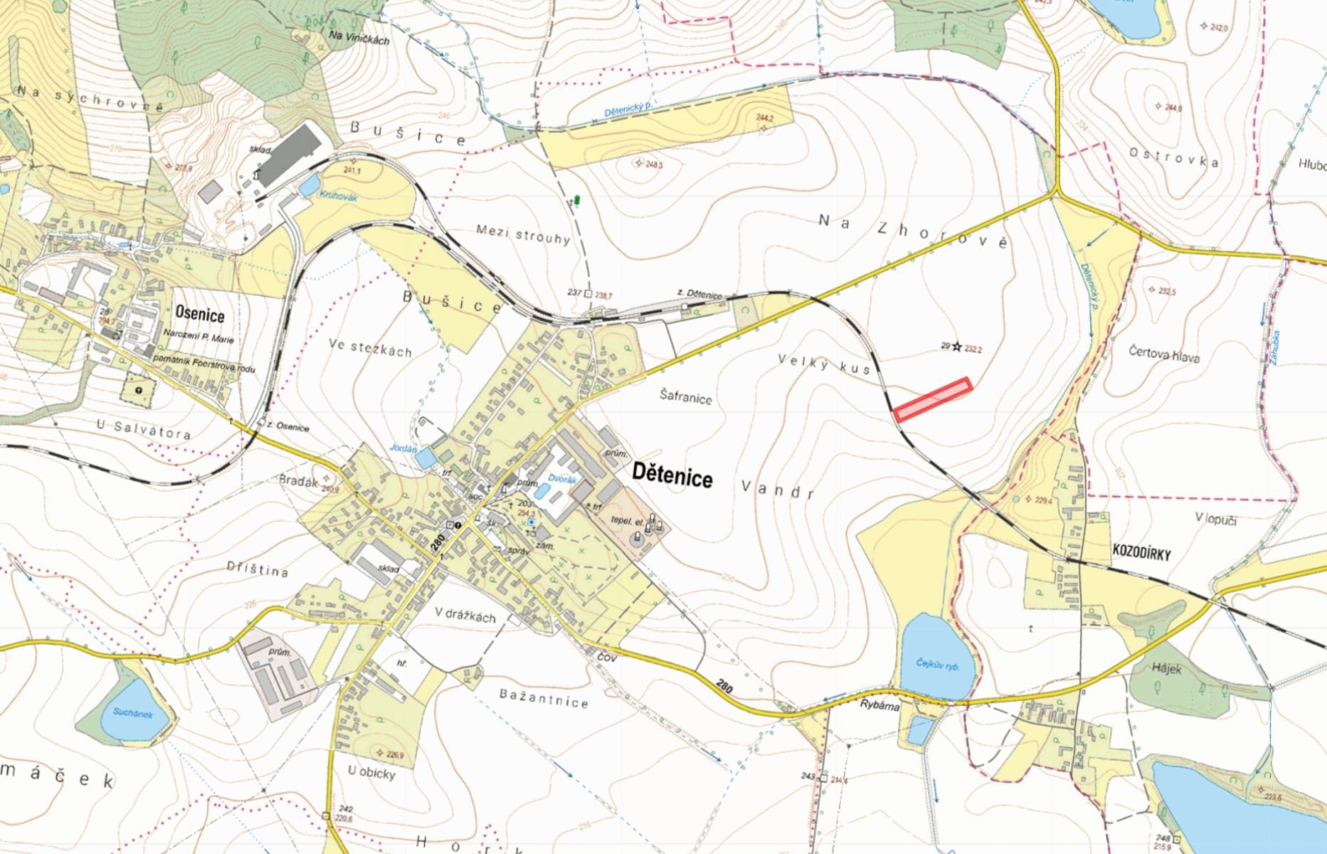 Zemědělské pozemky, Dětenice - 2