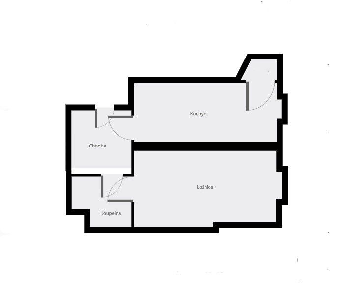 2+kk, Čajkovského, Praha, 47 m²