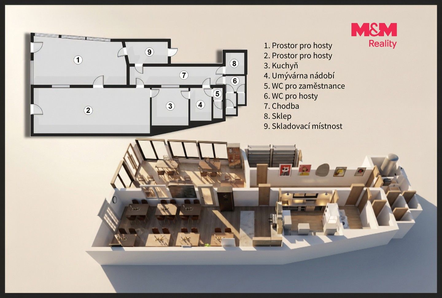 Restaurace · 128 m² · Mezi Křižovatkami, Dolní Břežany - 4