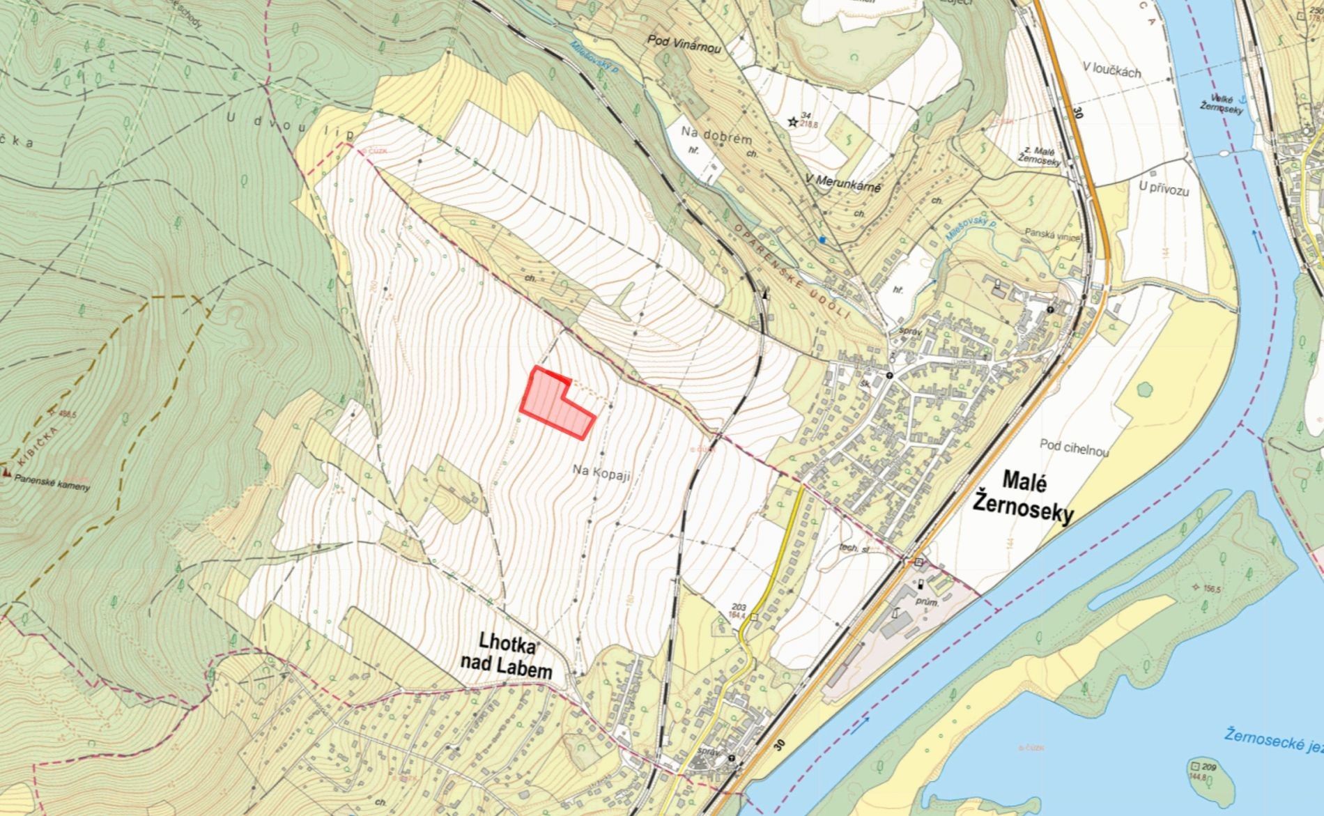 Zemědělské pozemky, Lhotka nad Labem - 2