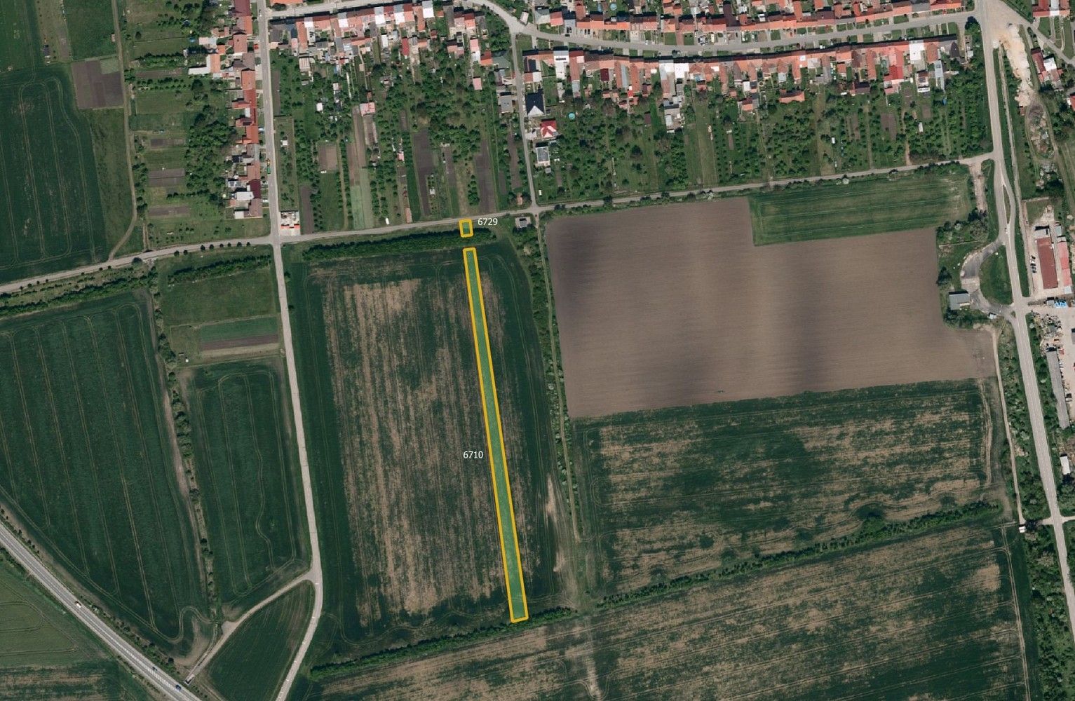 Zemědělské pozemky, Bánov, okres Uherské Hradiště, Zlínský kraj