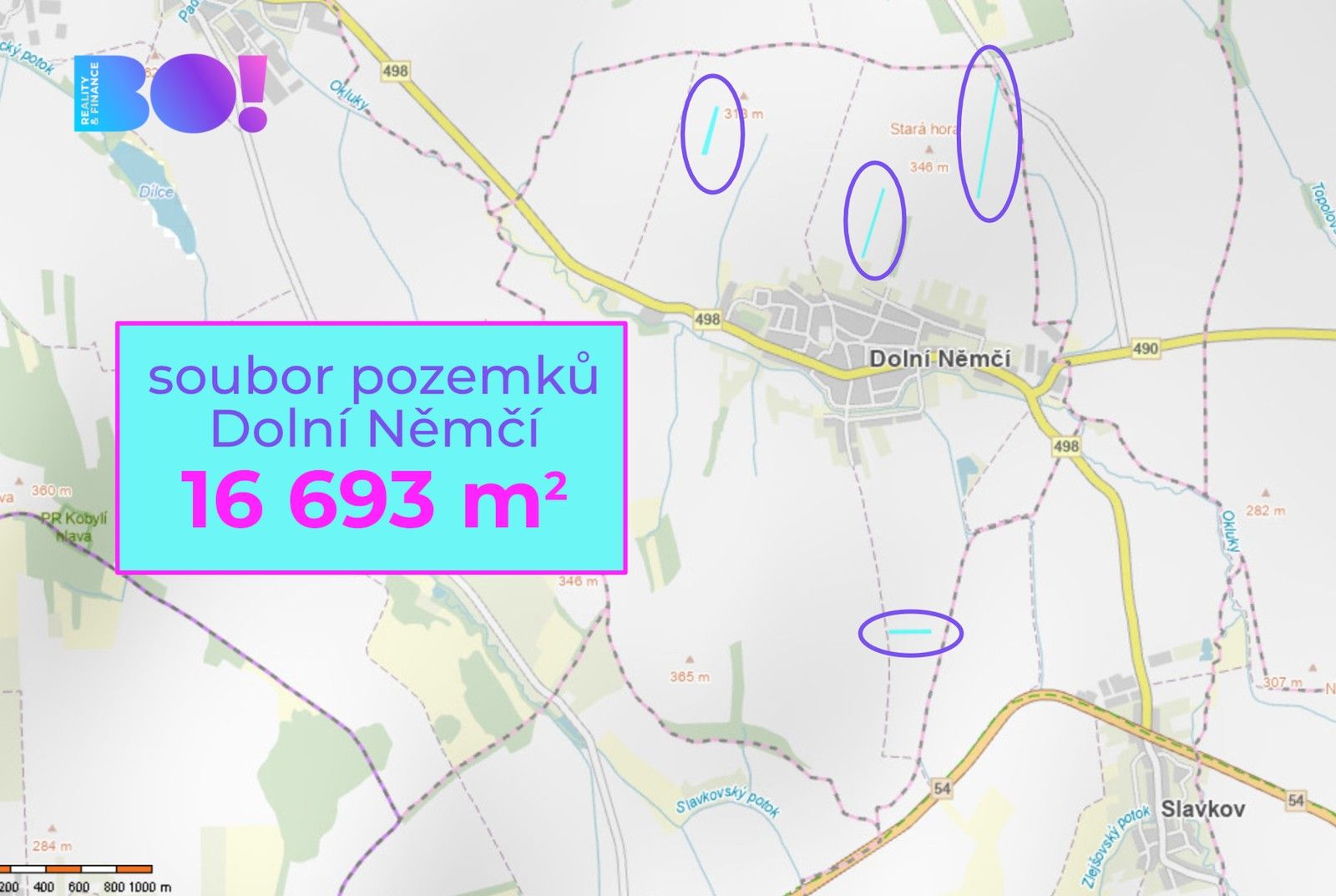 Zemědělské pozemky, , Dolní Němčí, 16 m²