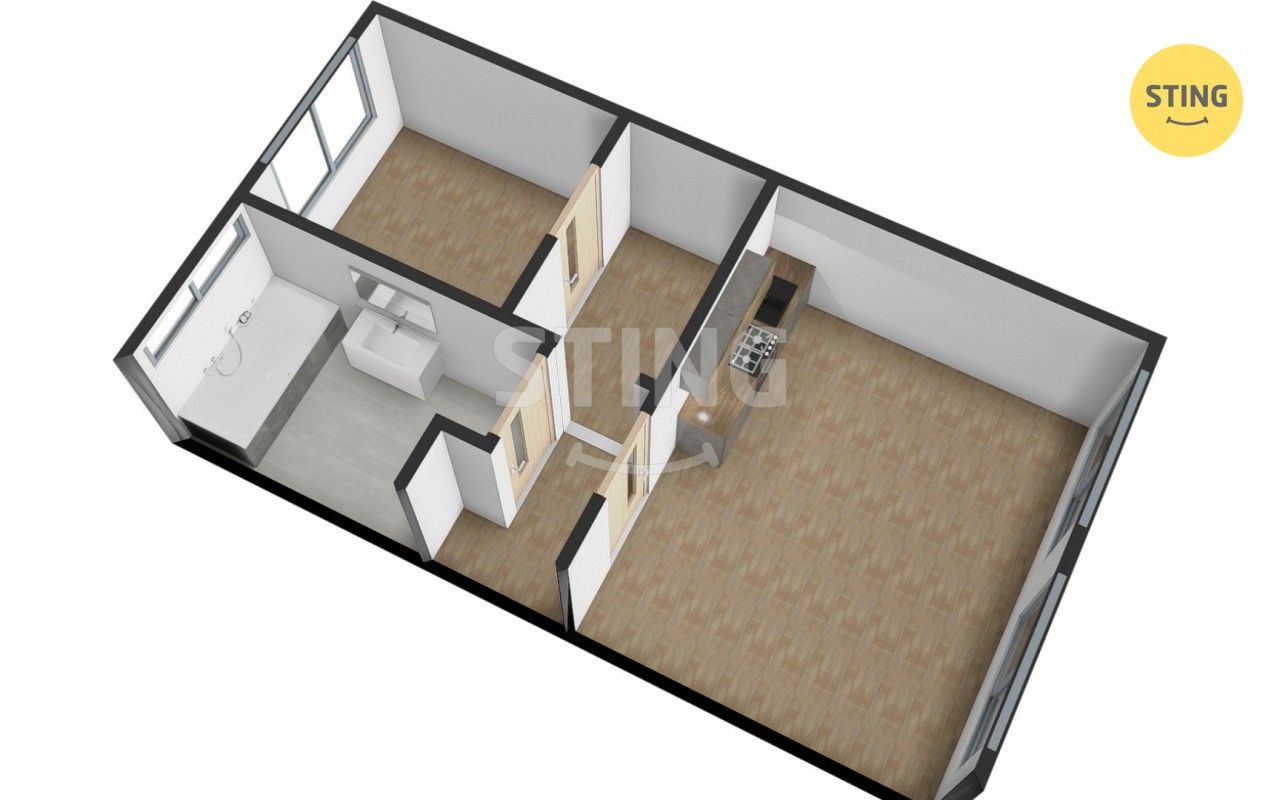 Byt 2+kk · 49 m² · Nádražní, Žďár nad Sázavou - 3