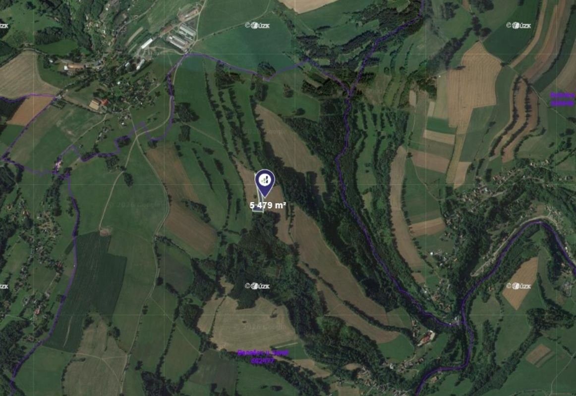 Prodej zemědělský pozemek - Benešov u Semil, 5 479 m²