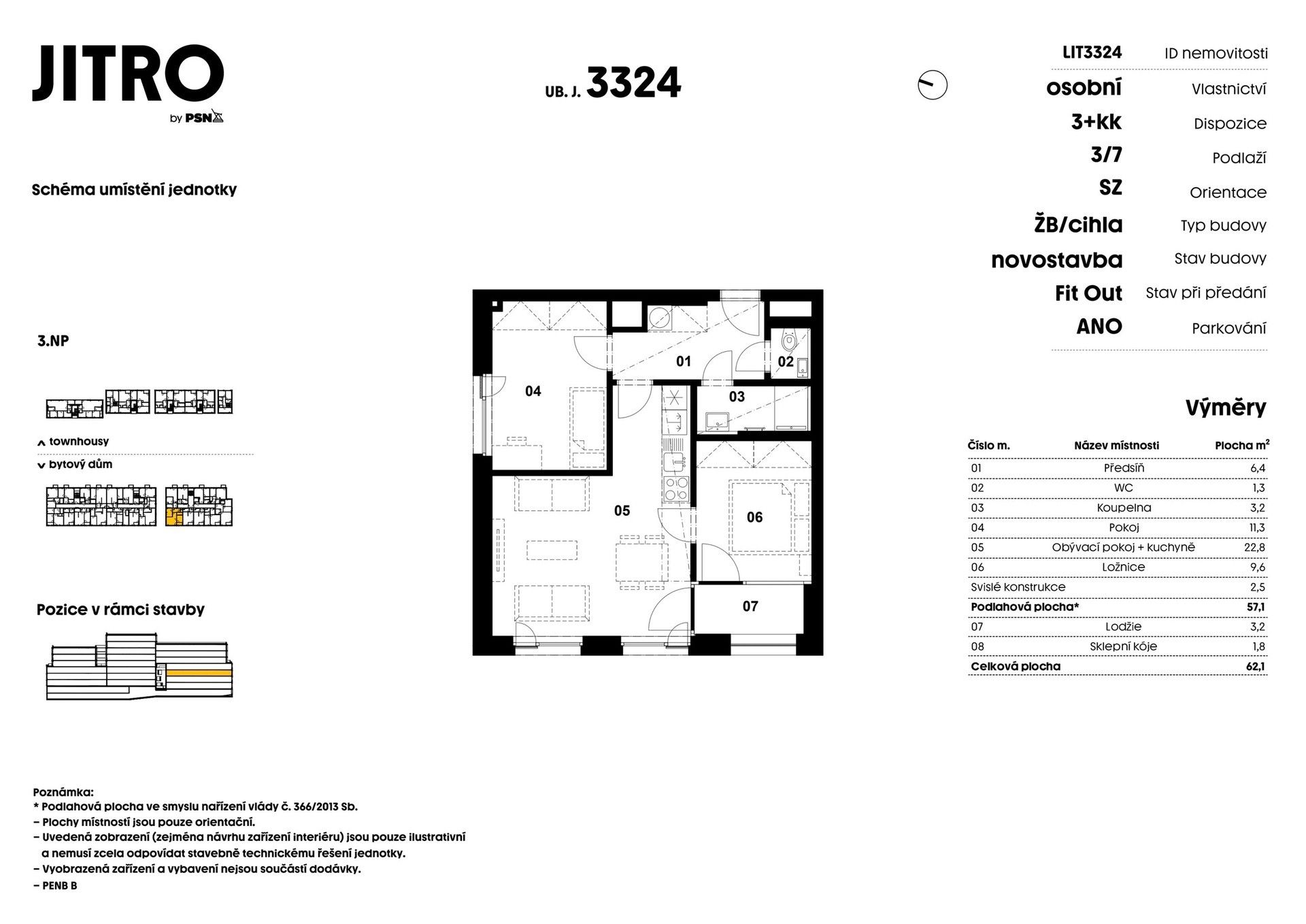 3+kk, Litevská, Praha Vršovice, 55 m² - 2