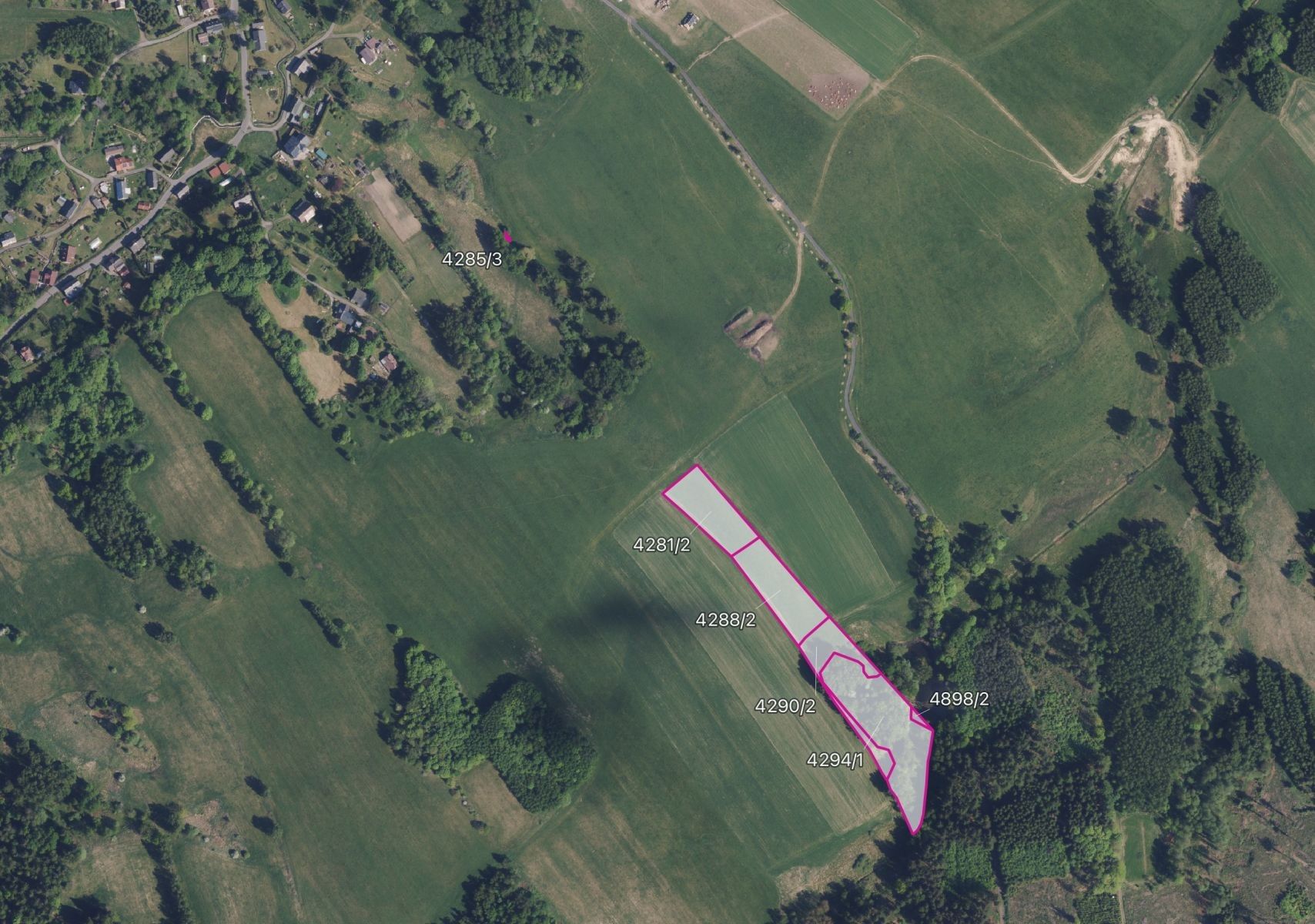 Louka, 15 539 m²