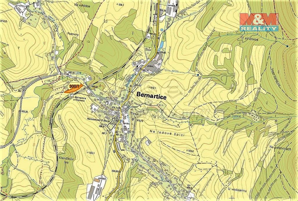 Prodej louka - Bernartice, okres Trutnov, Královéhradecký kraj - 2