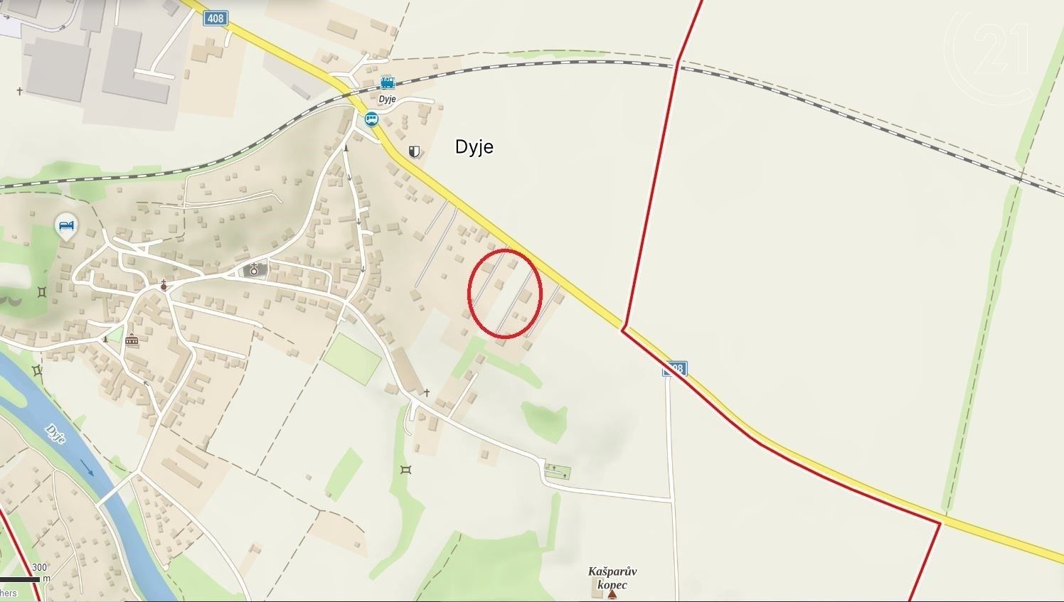 Prodej pozemek pro bydlení - Dyje