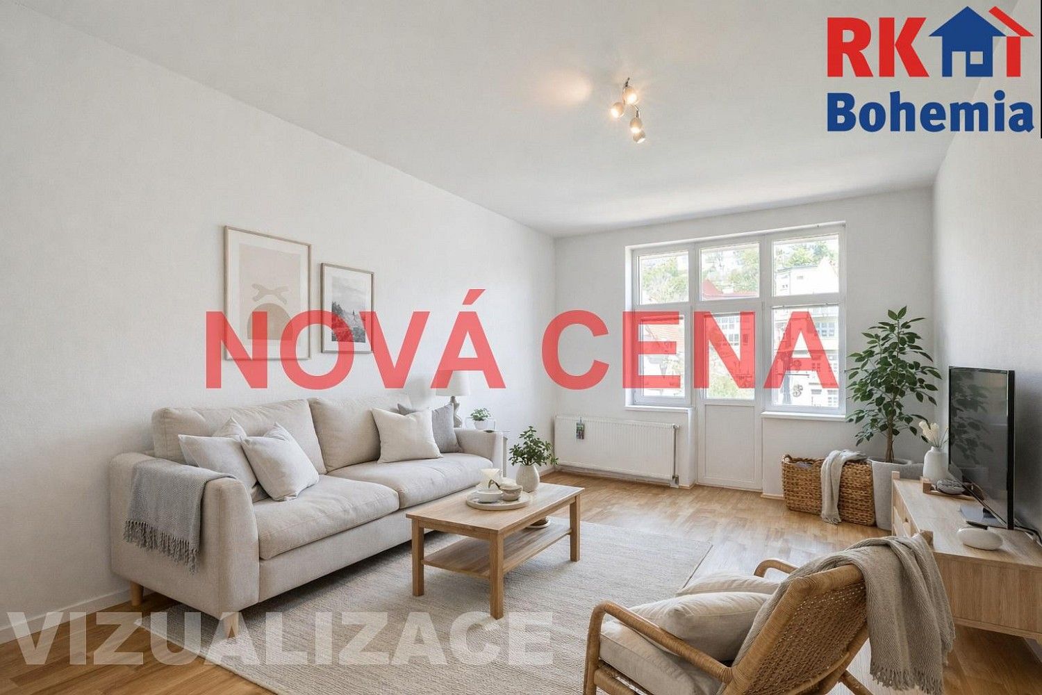 1+1, Plzeňská, Praha 5 - Košíře, 56 m² - 2