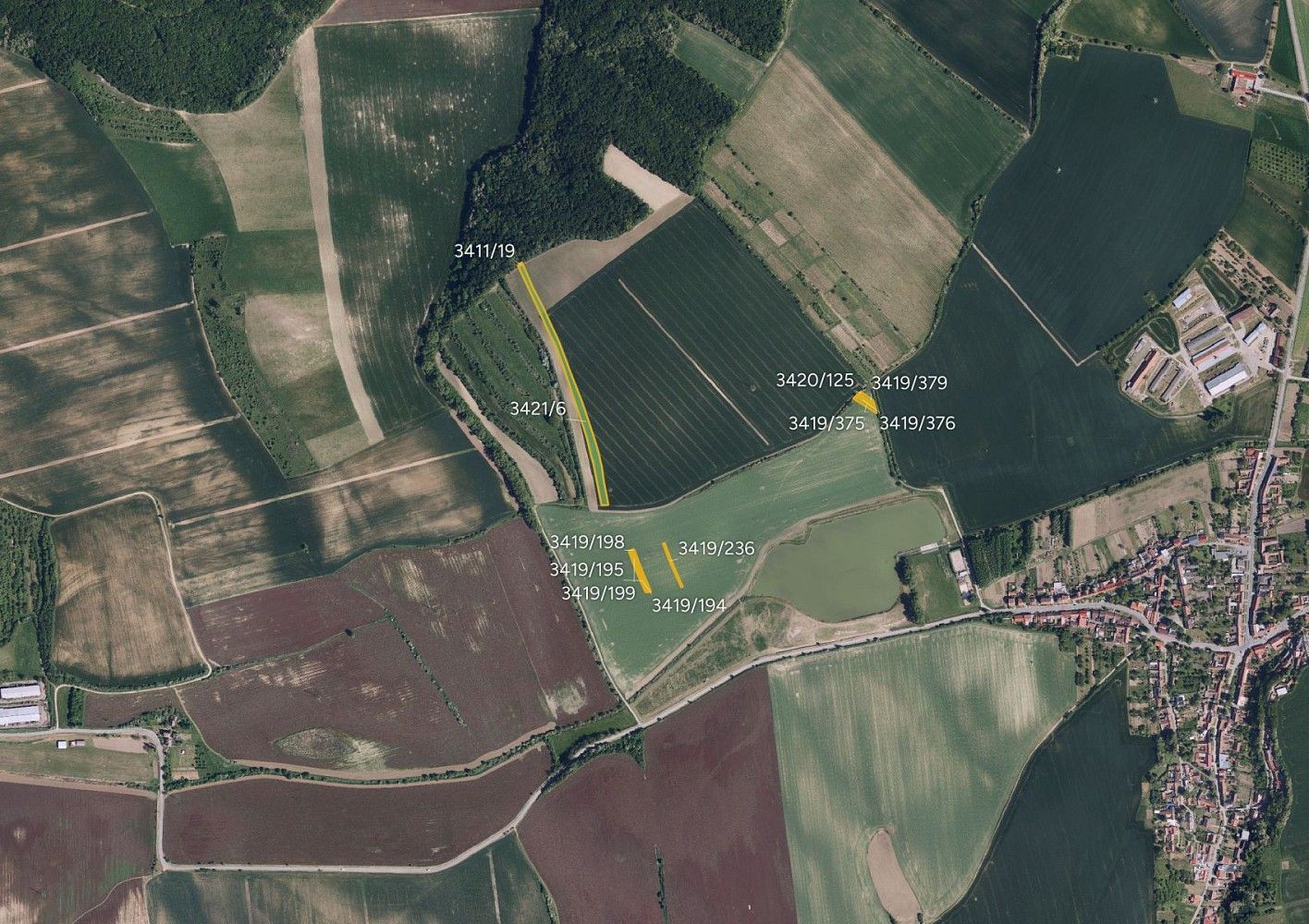 Zemědělské pozemky, Klobouky u Brna, okres Břeclav, Jihomoravský kraj
