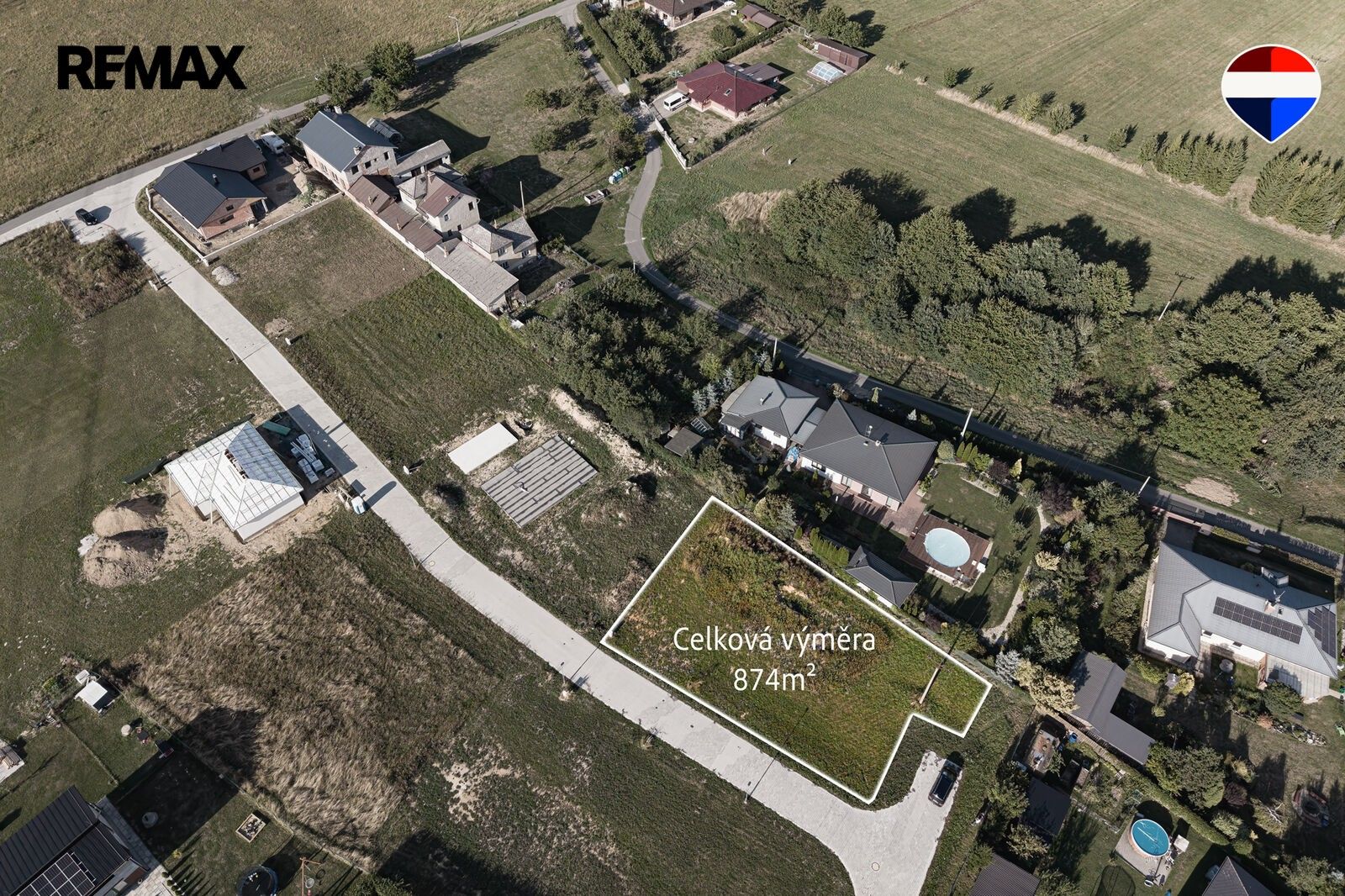 Pozemky pro bydlení, Jestřebí, 874 m² - 2