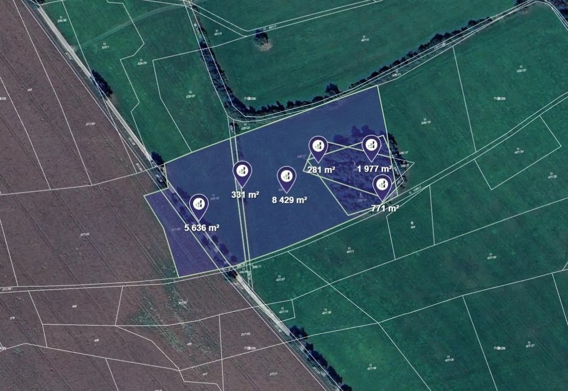 Louka, 17 425 m²