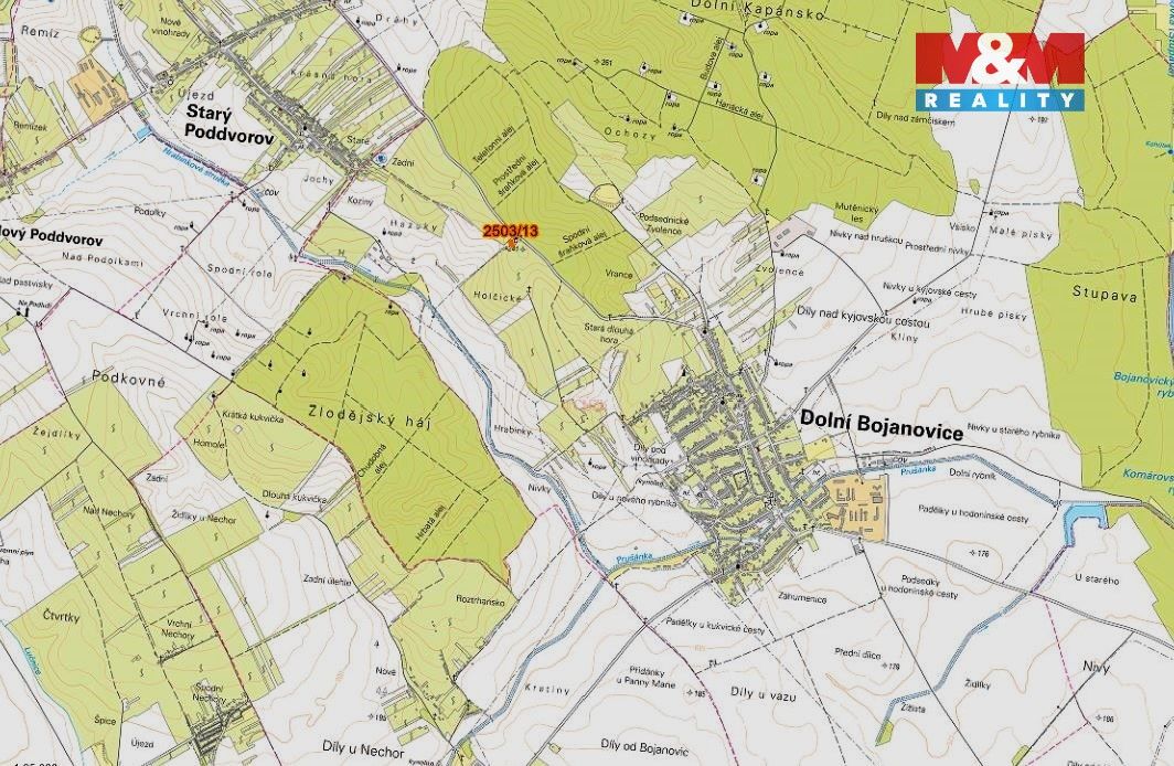 Prodej pozemek pro bydlení - Dolní Bojanovice, 696 17