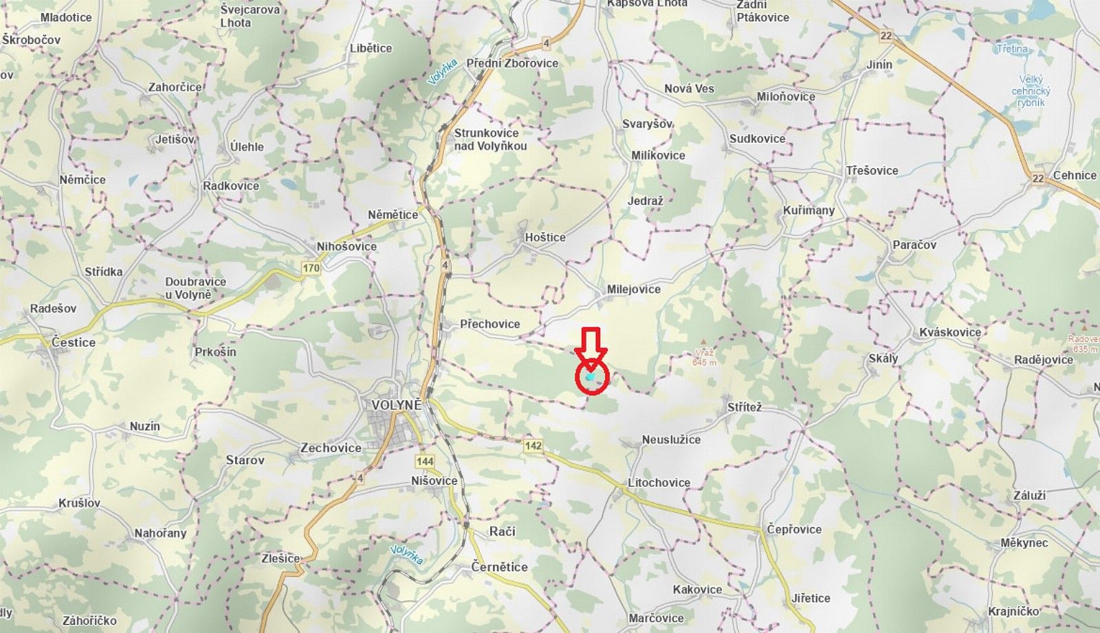 Lesy, Milejovice - Drnovice, okres Strakonice, Jihočeský kraj - 1